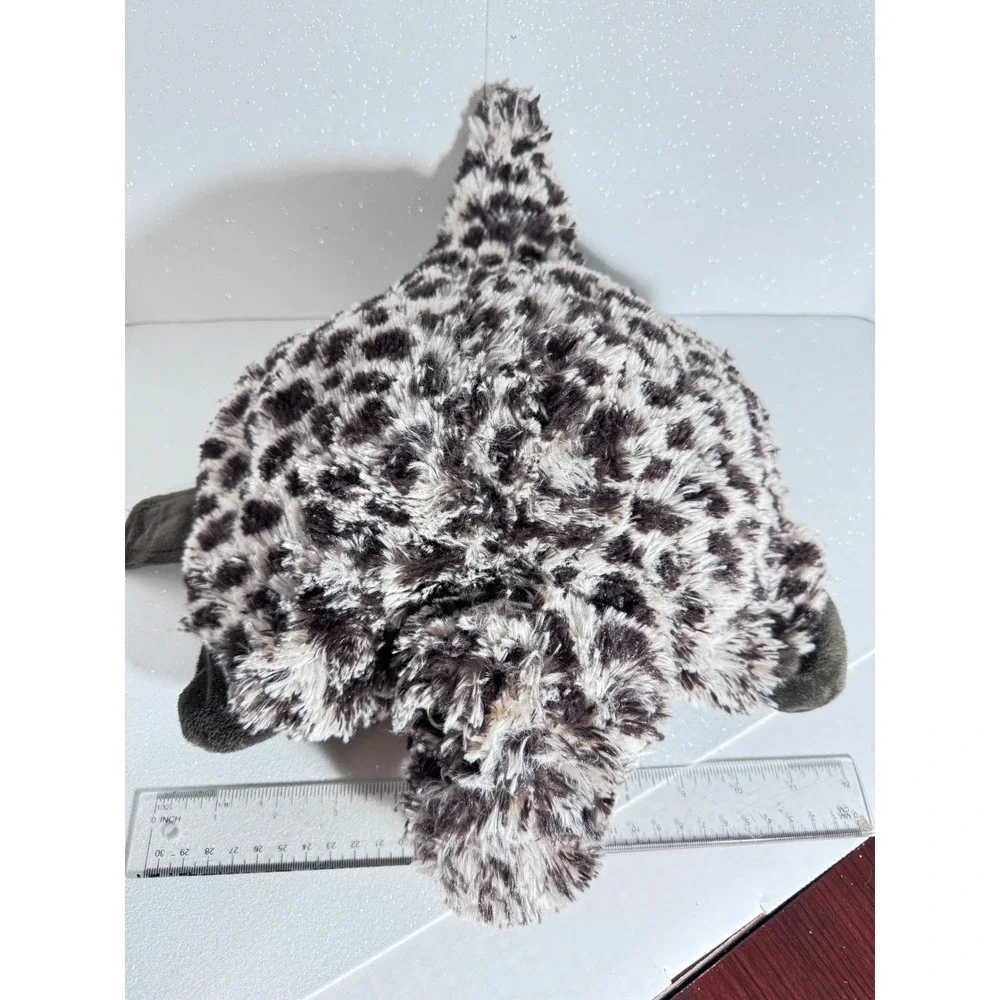Pillow Pets Pee-Wees Dinosaur Plush Black White Spotted Spotted 11 inch Small